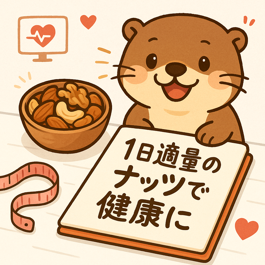 1日適量のナッツで健康に