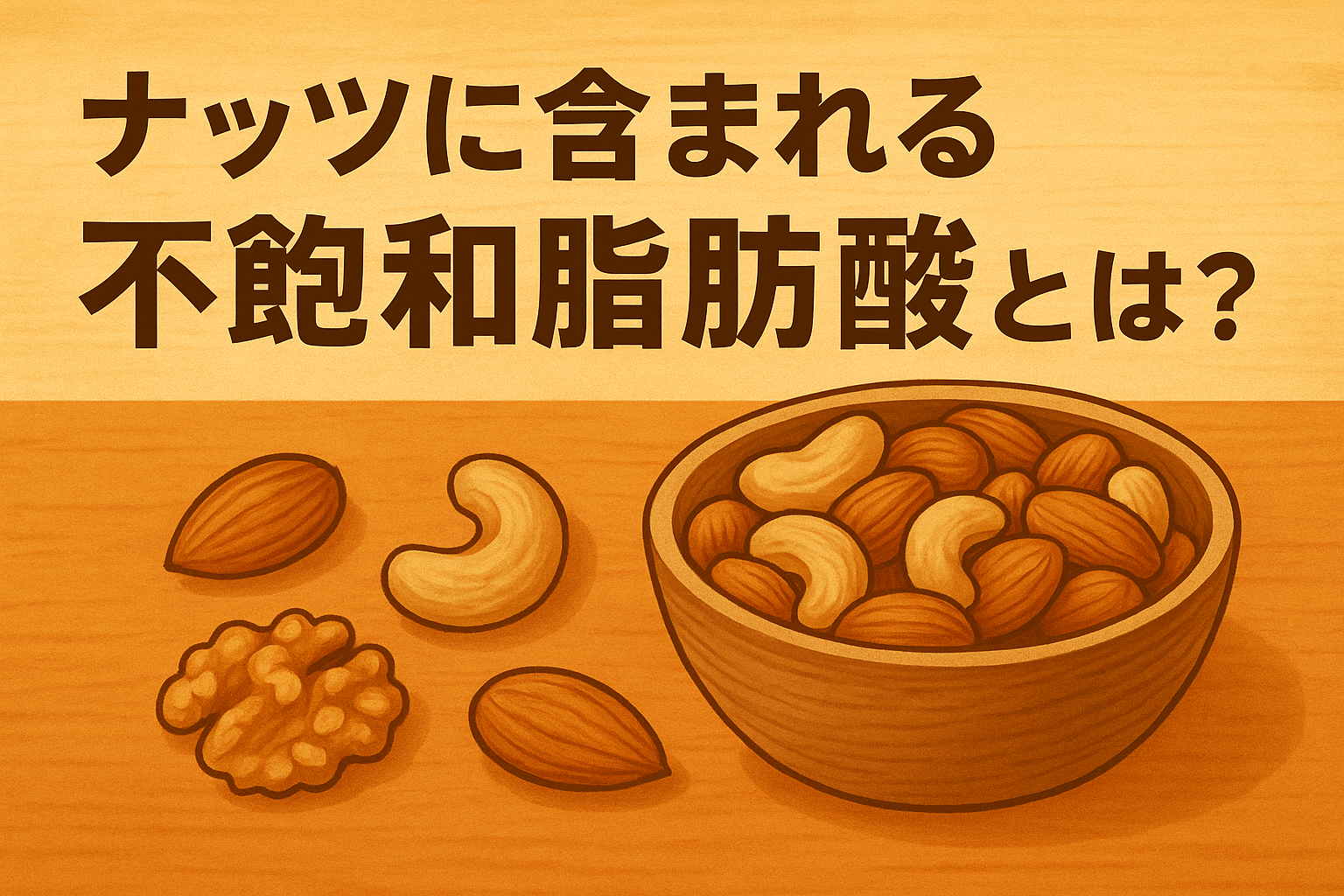 ナッツに含まれる不飽和脂肪酸とは